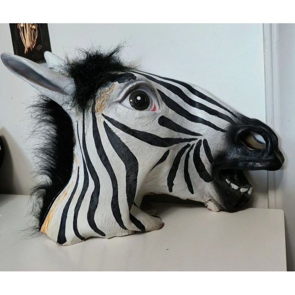 Halloween zebra mask